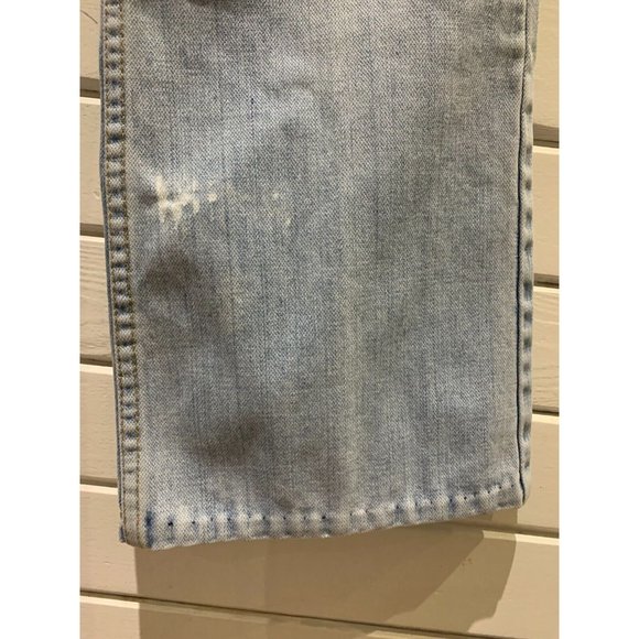 Vintage 1970s? 80s? women's GWG Denim flare Leg Made In Canada Hippie jeans 30" - Picture 4 of 16